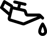 Icono Compromiso Cambio de Aceite Negro