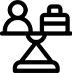 Icono Compromiso Equilibrio Negro